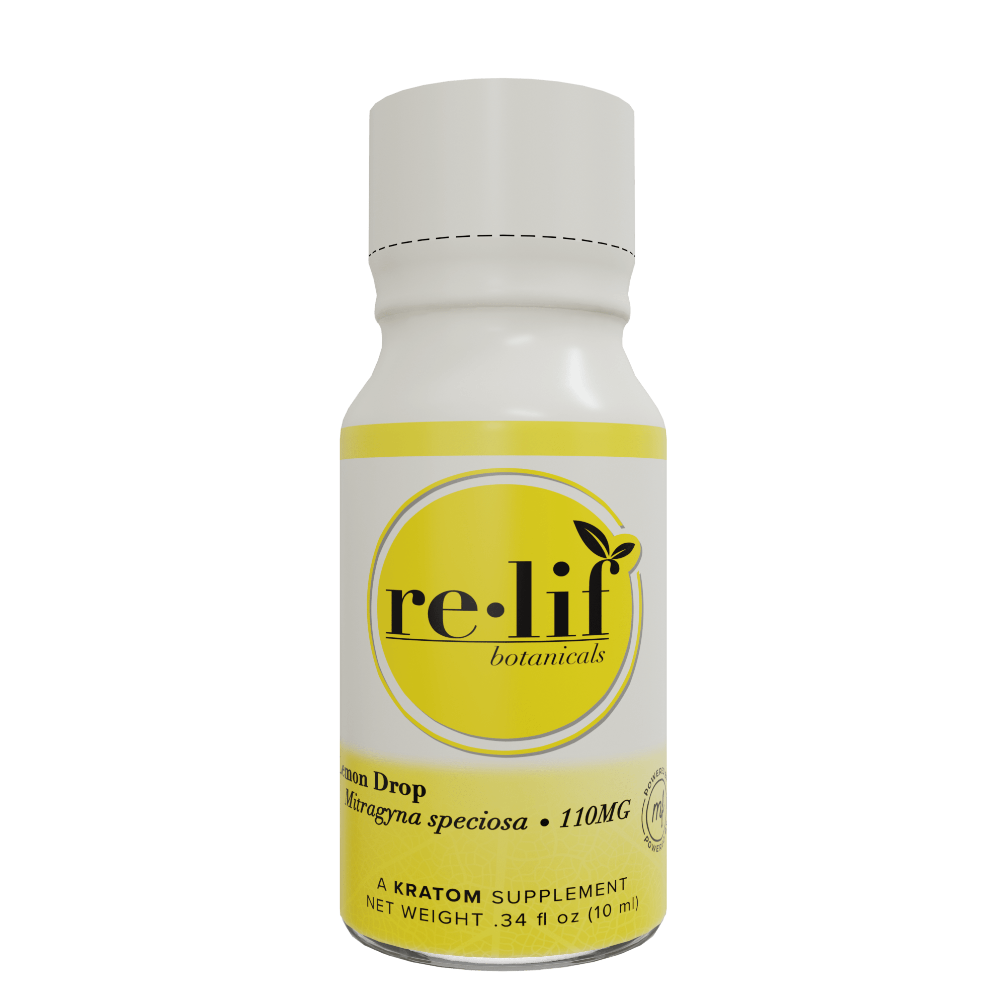 Relif Kratom Shots -  110 mg - Lemon Drop